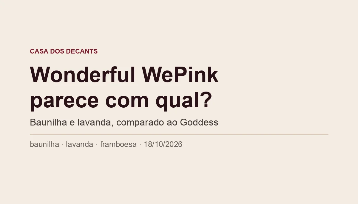 Wonderful Wepink